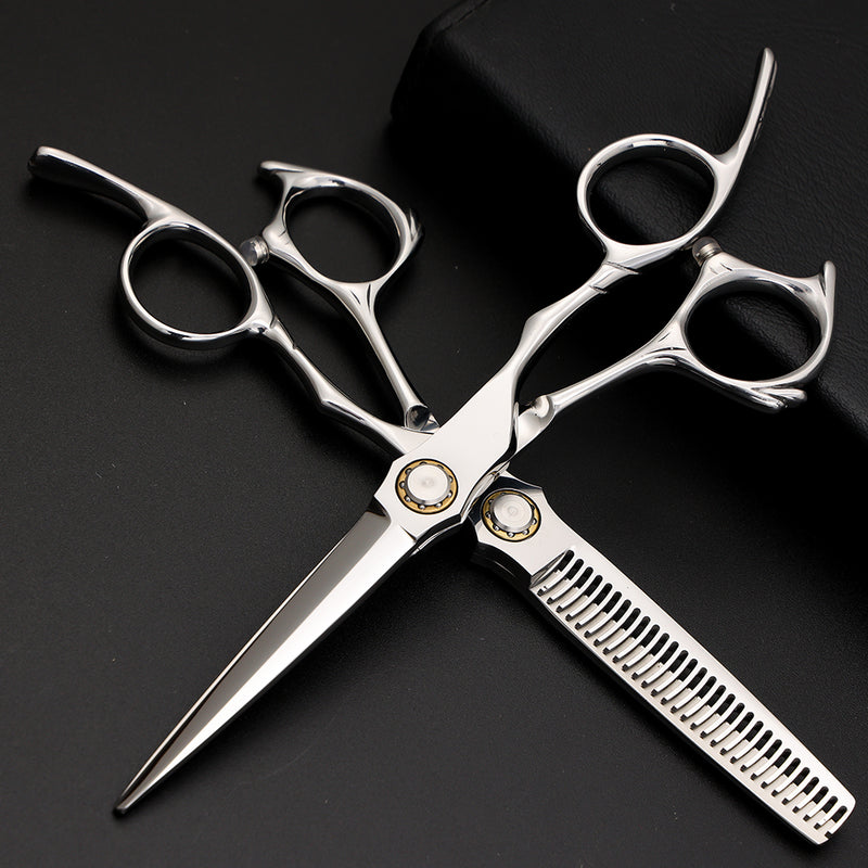 6 Inch Stainless Steel Bearing Screws Hair Scissors Professional